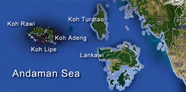 map lipe-butang-tarutao