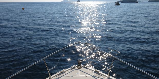 See across the ocean from on board your yacht.
