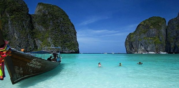 The impressively formed Phi Phi Islands