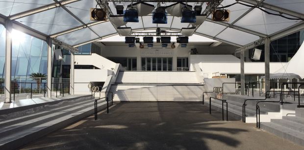 The Palais des Festivals is ready to welcome the 68th Cannes Film Festival 2015