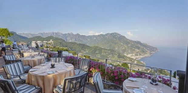 Dining Terrace at the Hotel Caruso