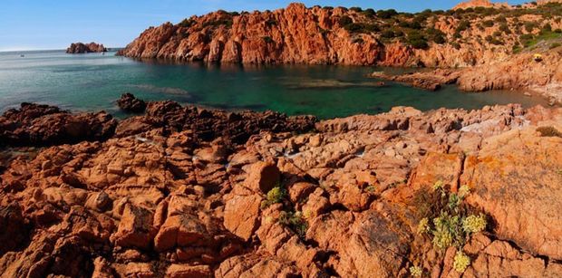 Isola Rossa in the Costa Smeralda of Sardinia