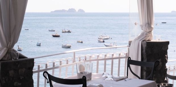 Dine over the sea at Rada Restaurant, Positano