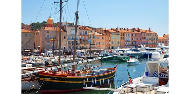 The enticing port of St Tropez