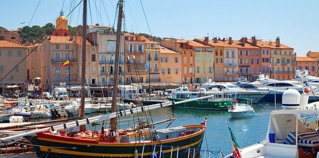 The enticing port of St Tropez