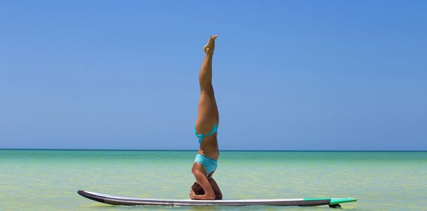 Paddle Board Yoga