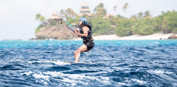 Obama Kite Surfing in the BVI