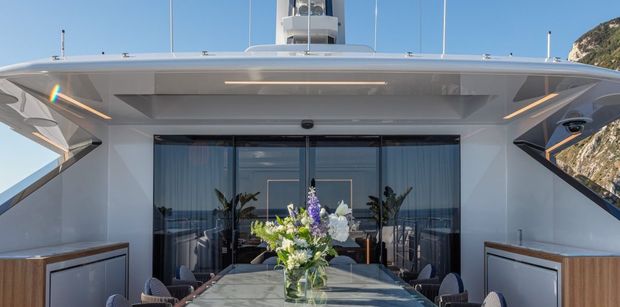 K2 Alfresco Dining Sundeck Motor Yacht Charter