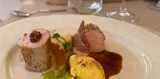Plate of tenderloin