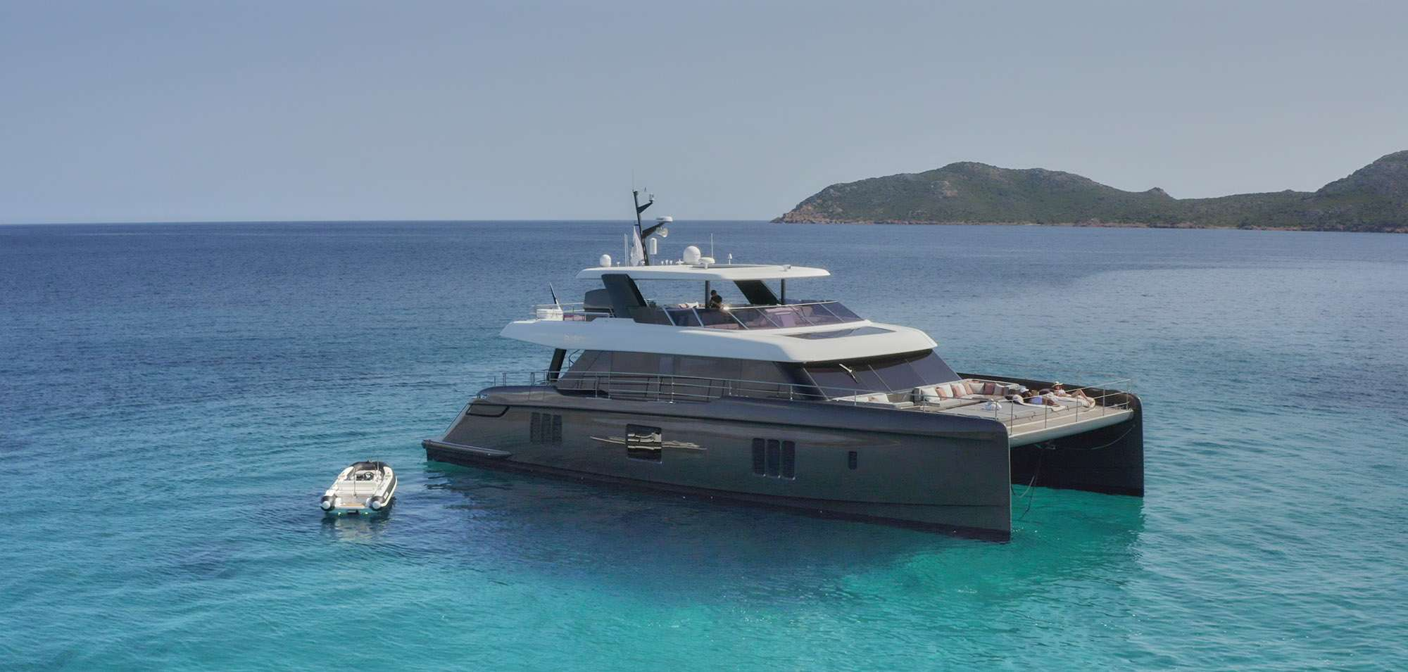 Crewed Luxury Catamaran in the Mediterranean