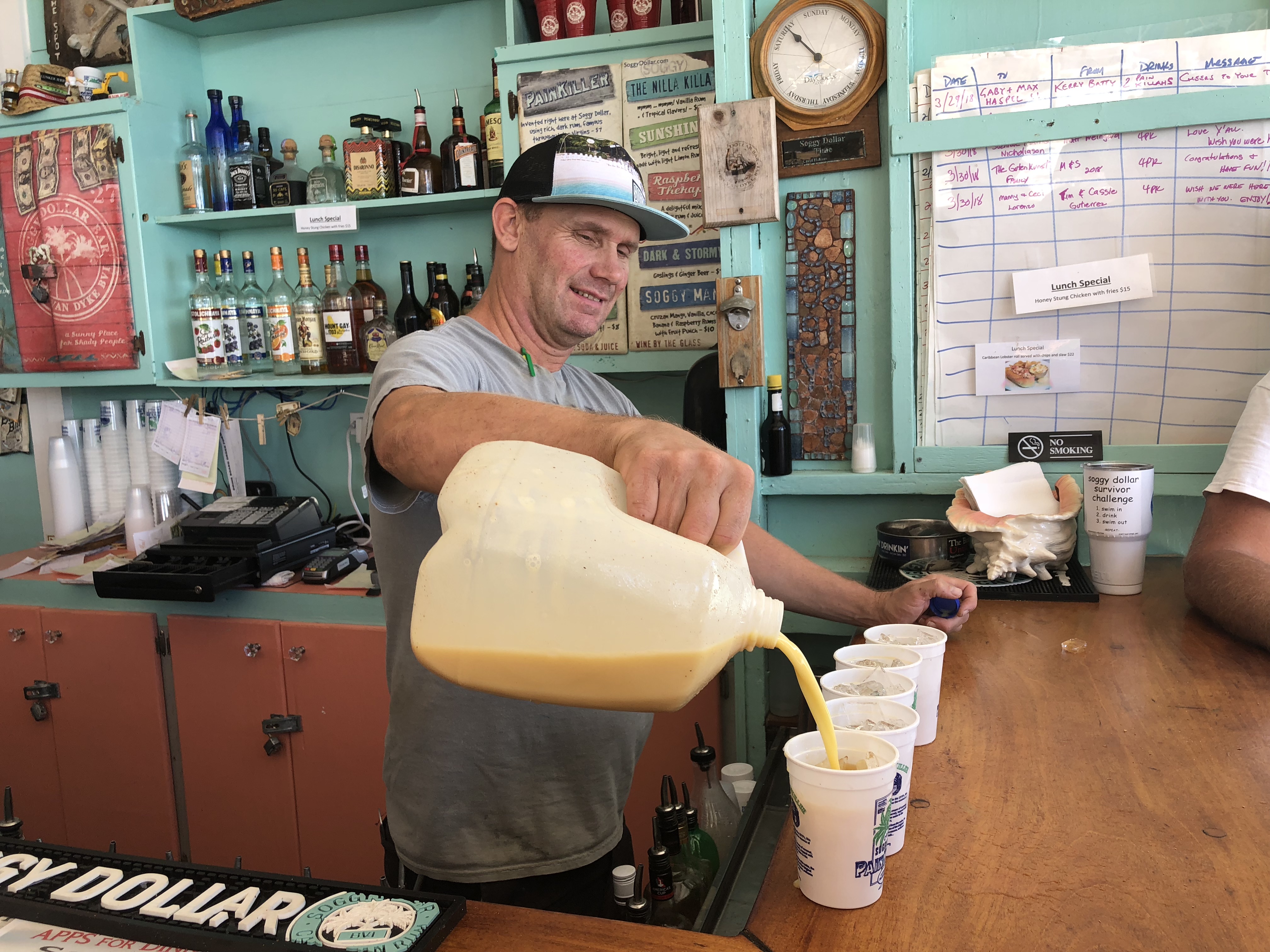 Chartering A Yacht To Foxy S And The Soggy Dollar Bar In The Bvi