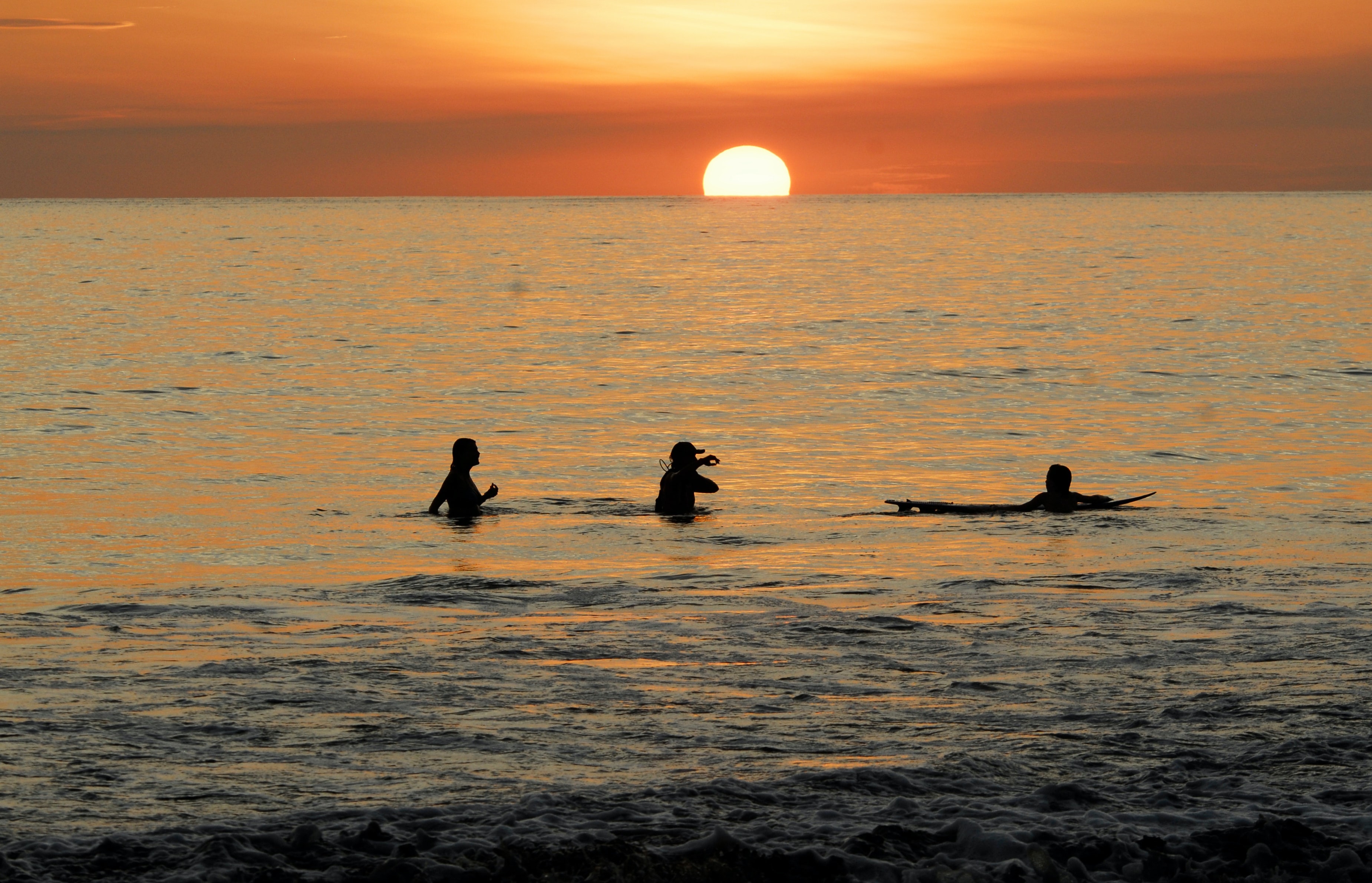 Sunset Surf on Costa Rica's Pacific Coast