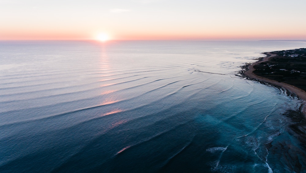 sea, sunset, sail, boat, beach