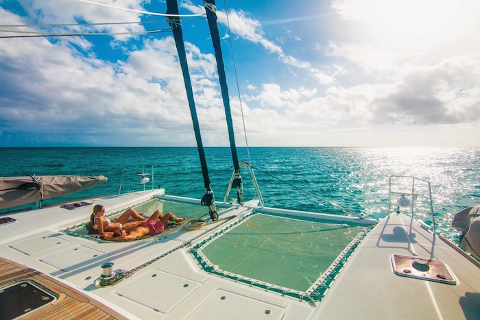 Charter a luxury yacht in the South Pacific