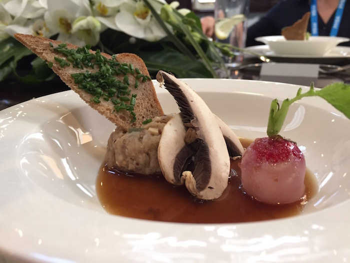 Gourmet lunch yacht