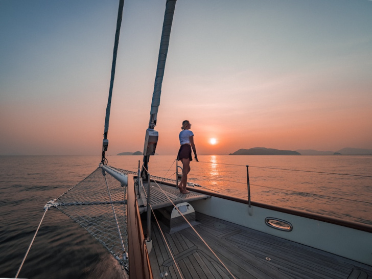 thailand, day, charter, sea, yacht