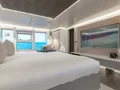 AMORE Numarine 37 XP - master cabin bed and TV AMORE Numarine 37 XP - master cabin bed and TV