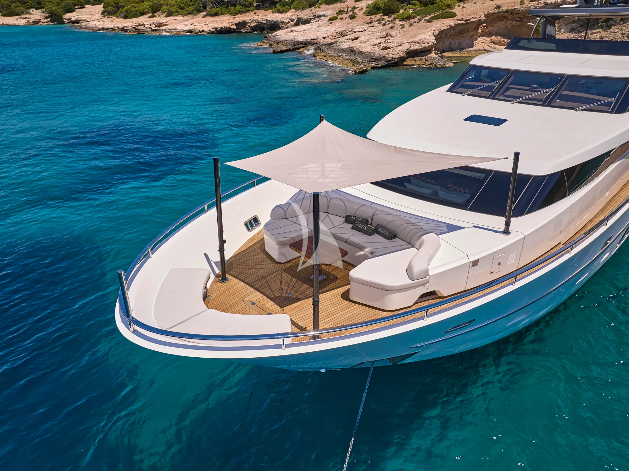 Charter Yacht ALEIN - Sanlorenzo SL96 - 4 Cabins - Athens - Mykonos - Paros - Cyclades - Greece