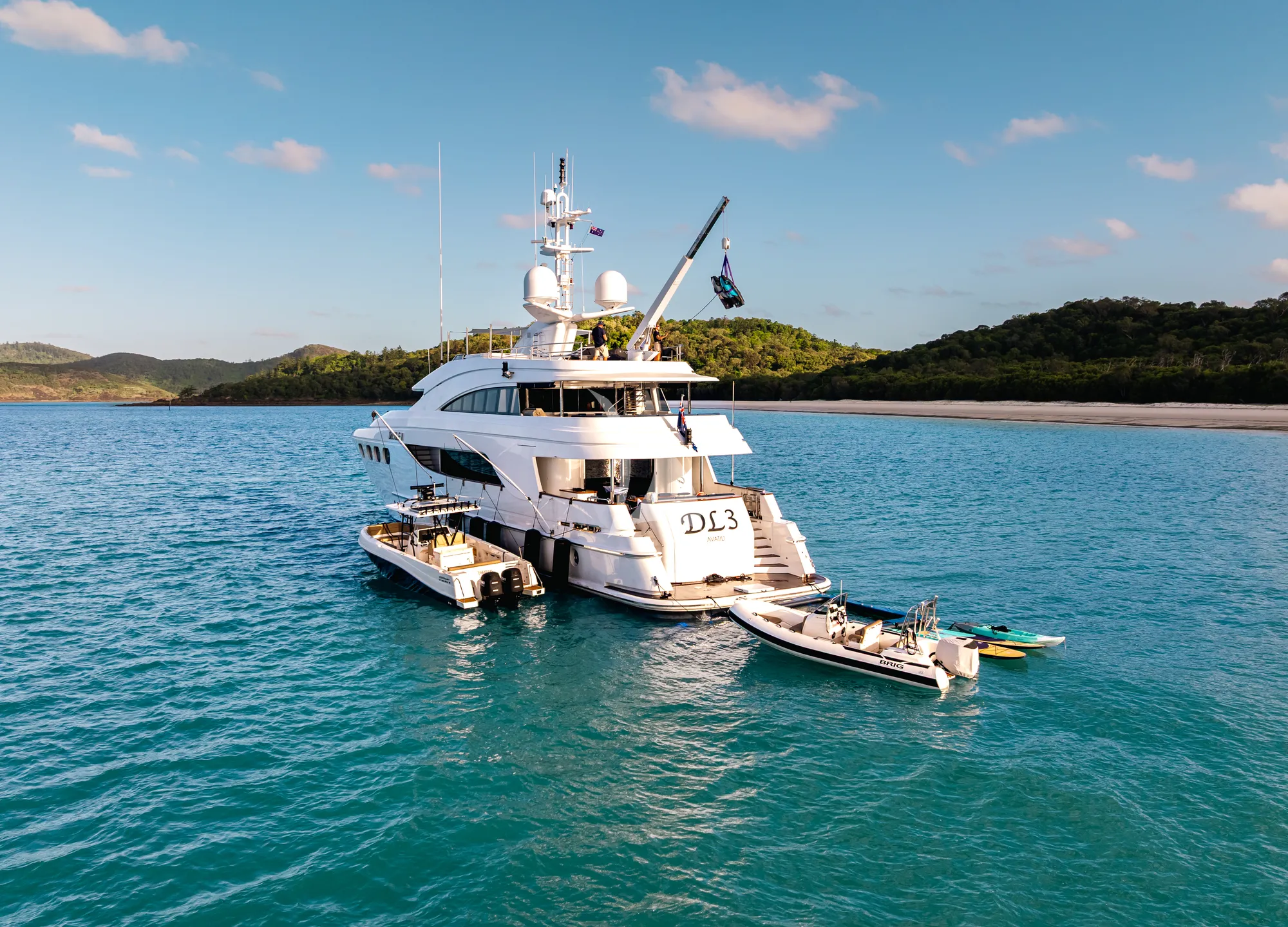Charter Yacht DE LISLE III - Gulf Craft 42m - 5 Cabins - Australia - Fiji - Tahiti