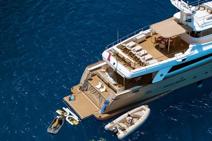 Charter Yacht IMAGINE - Ferretti Custom Line Navetta 30 - 5 Cabins - Zadar - Split - Dubrovnik - Hvar - Croatia