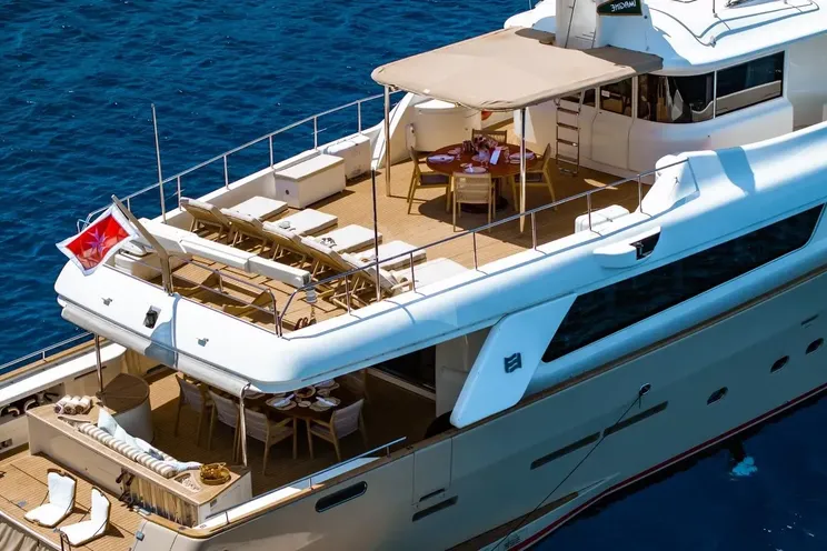 Charter Yacht IMAGINE - Ferretti Custom Line Navetta 30 - 5 Cabins - Zadar - Split - Dubrovnik - Hvar - Croatia