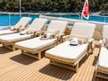 IMAGINE Ferretti Custom Line Navetta 30 - sun deck sun beds IMAGINE Ferretti Custom Line Navetta 30 - sun deck sun beds