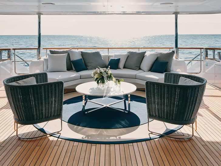 KOJU Benetti Motopanfilo 37m - main aft deck KOJU Benetti Motopanfilo 37m - main aft deck