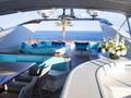LADY EMMA Couach 3300 Fly - minibar and dining area LADY EMMA Couach 3300 Fly - minibar and dining area