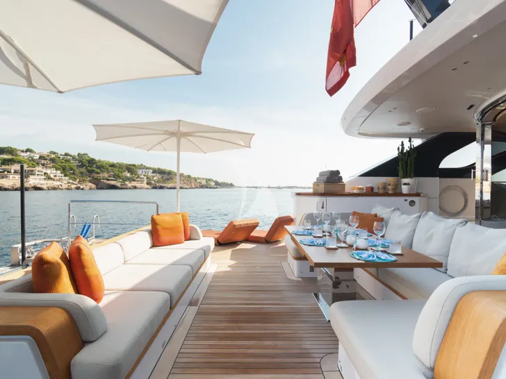 HOW MUCH IS ENOUGH Benetti Oasis 40m - main aft deck lounge HOW MUCH IS ENOUGH Benetti Oasis 40m - main aft deck lounge