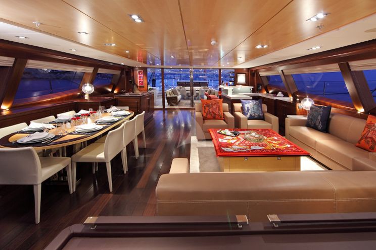 Charter Yacht PRANA - 58.4m Alloy Yachts - 5 Staterooms - Tortola - St Maarten - Antigua - Monaco - Porto Cervo - Naples