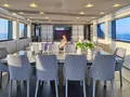 RIANA II Sanlorenzo SL118 - indoor dining area(main) RIANA II Sanlorenzo SL118 - indoor dining area(main)