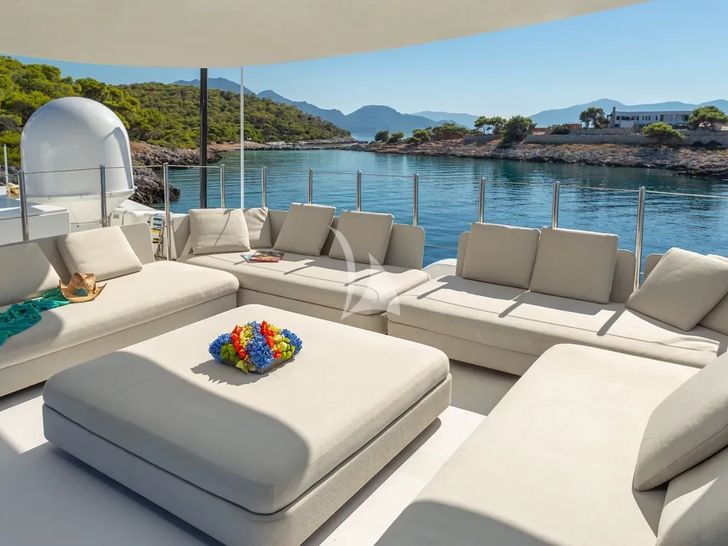 SEA WOLF Mondomarine 42m - sundeck lounge SEA WOLF Mondomarine 42m - sundeck lounge