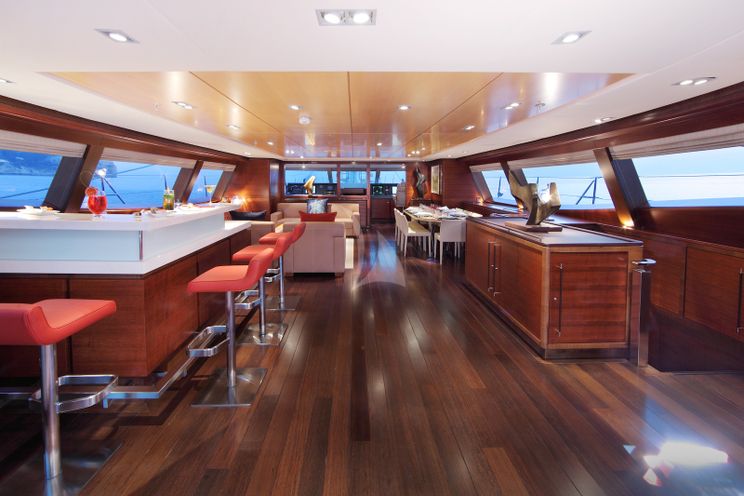 Charter Yacht PRANA - 58.4m Alloy Yachts - 5 Staterooms - Tortola - St Maarten - Antigua - Monaco - Porto Cervo - Naples