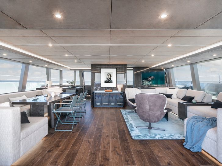 GREYB Sunreef 80 - saloon GREYB Sunreef 80 - saloon