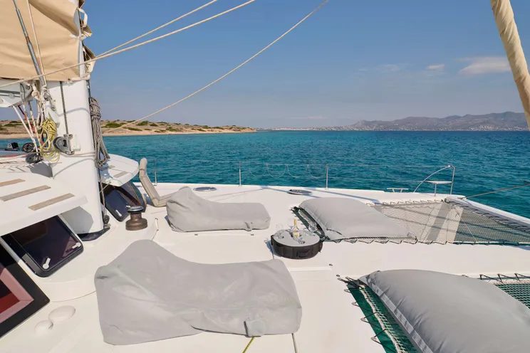 Charter Yacht WORLD'S END - Fountaine Pajot Galathea 65 - 5 Cabins - Athens - Corfu - Lefkas - Santorini - Zakynthos - Greece