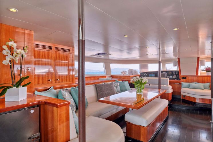 Charter Yacht WORLD'S END - Fountaine Pajot Galathea 65 - 5 Cabins - Athens - Corfu - Lefkas - Santorini - Zakynthos - Greece