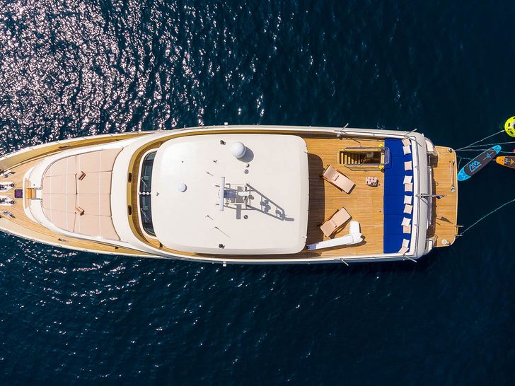 GRACE - Aegean Yachts 28m Aerial View GRACE - Aegean Yachts 28m Aerial View