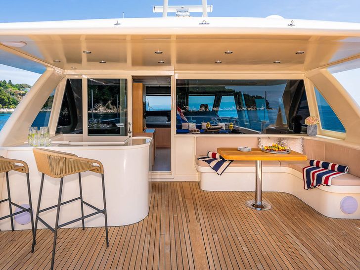 GRACE - Aegean Yachts 28m Aft Deck GRACE - Aegean Yachts 28m Aft Deck