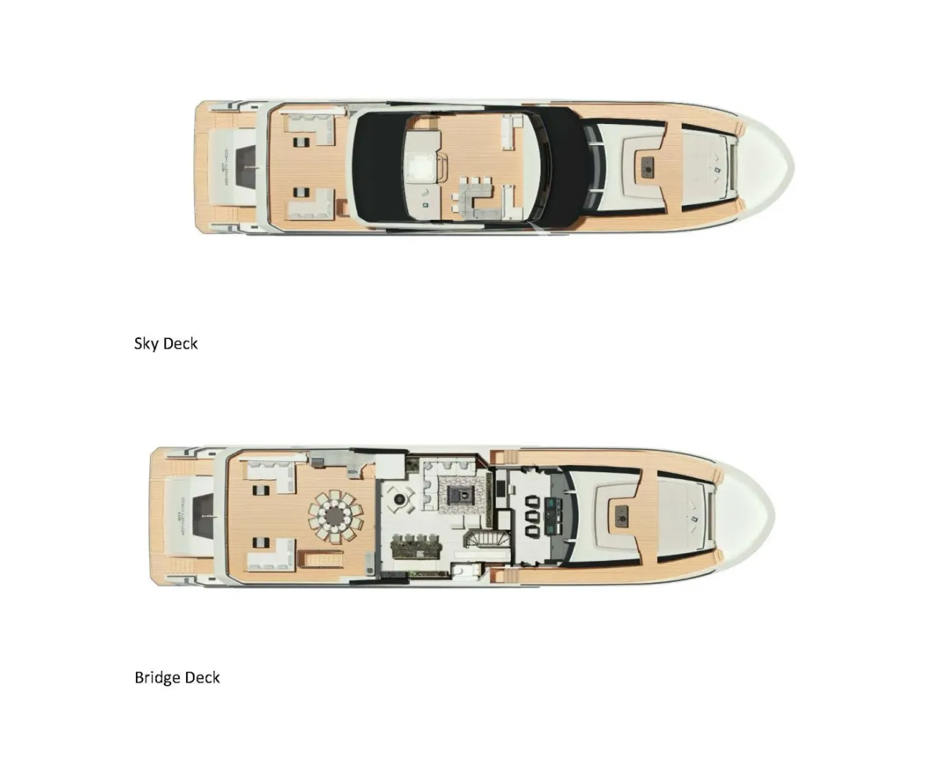 BOA VIDA Ocean Alexander 35R - exterior layout