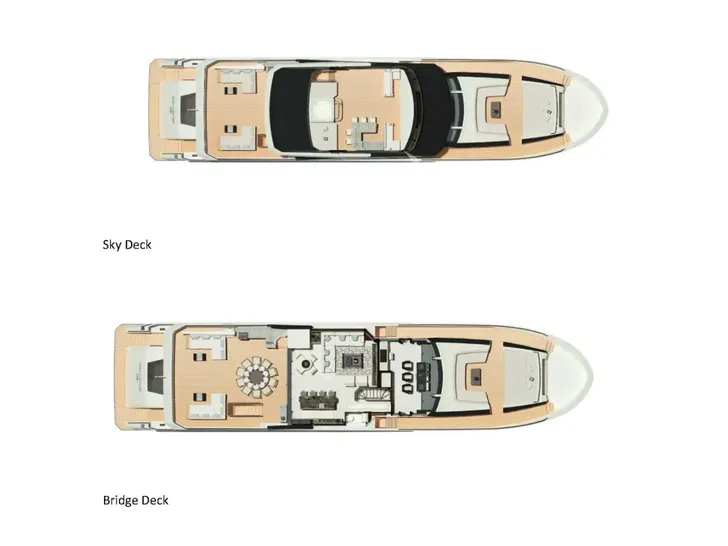 BOA VIDA Ocean Alexander 35R - exterior layout BOA VIDA Ocean Alexander 35R - exterior layout
