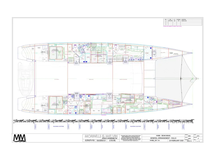 CRAZY LOVE Hudson HH88 - cabin layout CRAZY LOVE Hudson HH88 - cabin layout