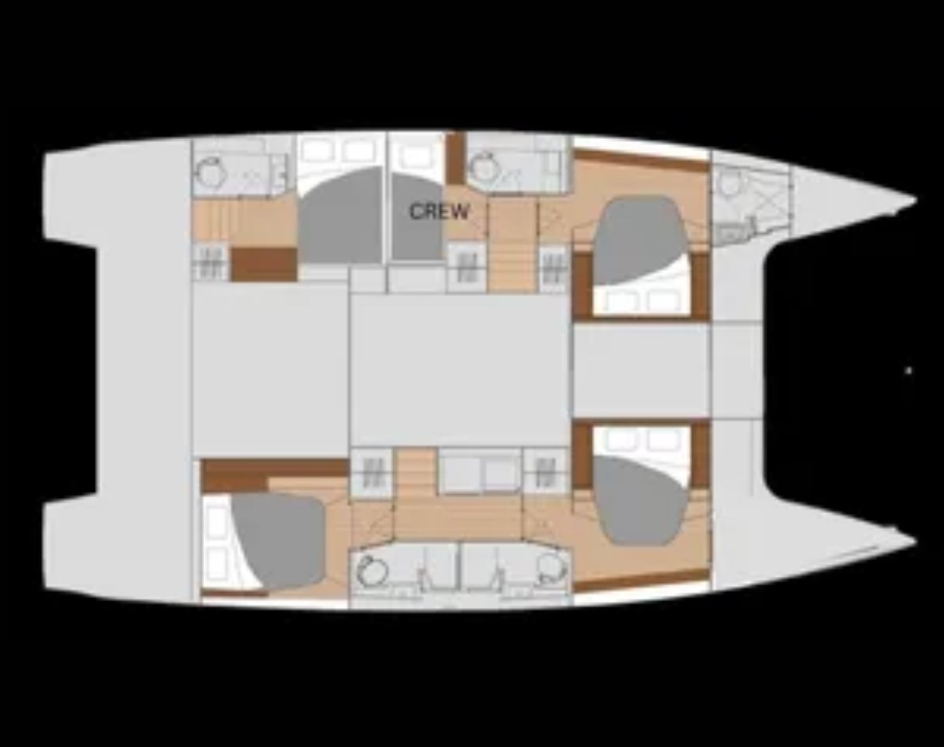 STELLA GAZER Fountaine Pajot Saona 47 - Laout