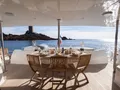 MOBY DICK Fountaine Pajot Galatea 65 - aft deck alfresco dining area MOBY DICK Fountaine Pajot Galatea 65 - aft deck alfresco dining area