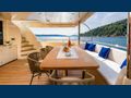 GRACE - Aegean Yachts 28m Outdoor Dining