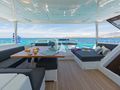 SUMMER STAR - aft deck dining table