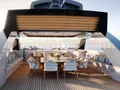 QU2 Amels 60 - sundeck alfresco dining area QU2 Amels 60 - sundeck alfresco dining area