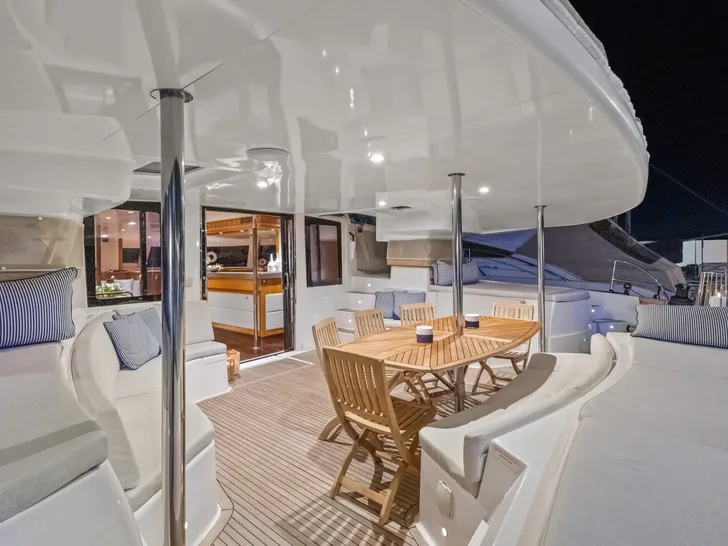 MOBY DICK Fountaine Pajot Galatea 65 - aft deck MOBY DICK Fountaine Pajot Galatea 65 - aft deck