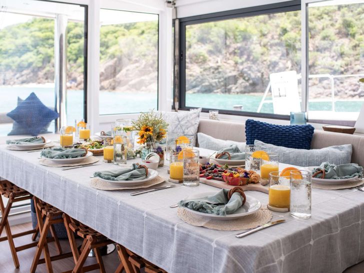 ATLAS Bali 5.4 - alfresco dining set up ATLAS Bali 5.4 - alfresco dining set up