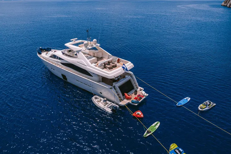 Charter Yacht MAYBE NOT - Ferretti 830 - 4 Cabins - Athens - Mykonos - Paros - Cyclades - Greece