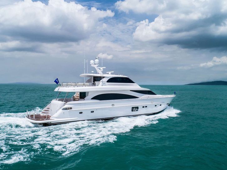 NAYA MARYN Horizon 94 - cruising side profile NAYA MARYN Horizon 94 - cruising side profile